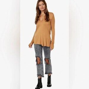 We the Free Boho Bohemian Long Sleeve Tee Golden Nugget